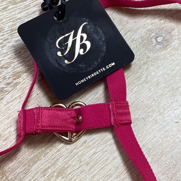 SOLDđź’—Honey Birdette Valentine's Day Juliet Hearts Bra and Panty Set - Picture 10 of 15